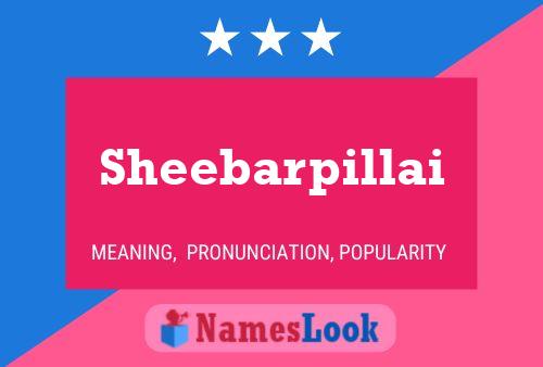 ملصق اسم Sheebarpillai