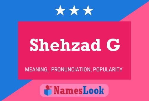 ملصق اسم Shehzad G