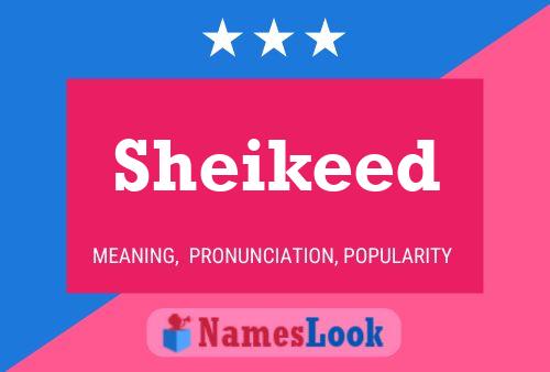 ملصق اسم Sheikeed