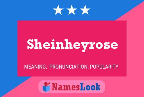 ملصق اسم Sheinheyrose