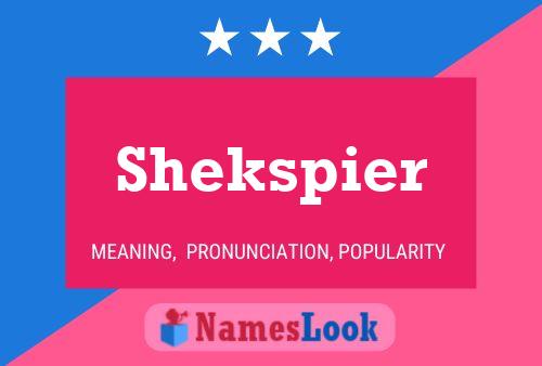 ملصق اسم Shekspier