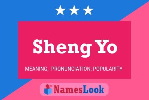 ملصق اسم Sheng Yo