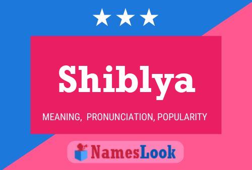 ملصق اسم Shiblya