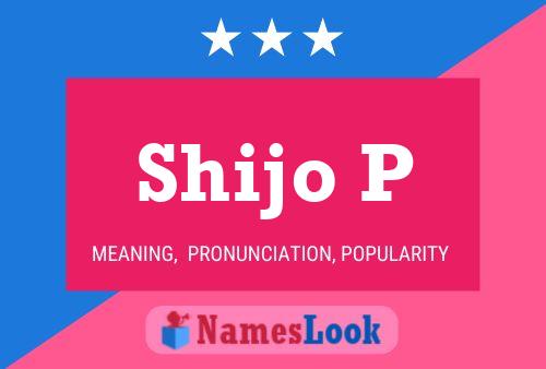 ملصق اسم Shijo P