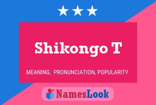 ملصق اسم Shikongo T