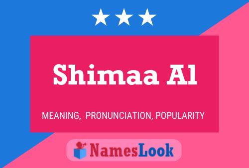 ملصق اسم Shimaa Al