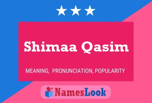 ملصق اسم Shimaa Qasim