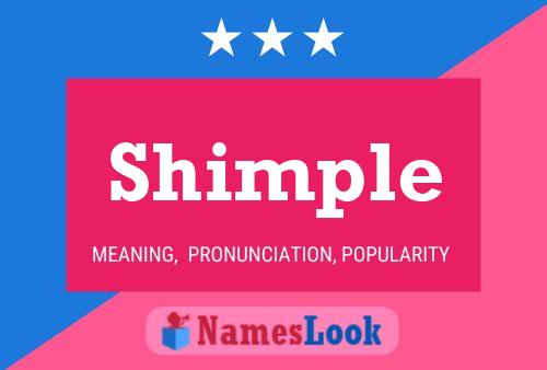 ملصق اسم Shimple