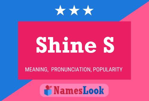 ملصق اسم Shine S