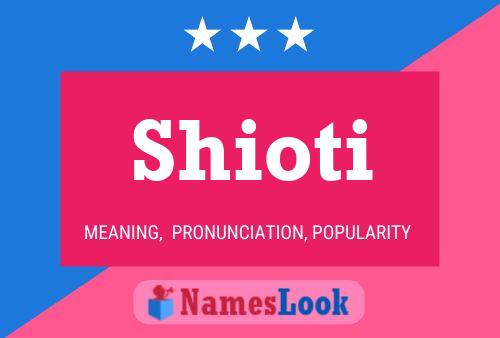 ملصق اسم Shioti