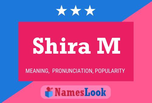 ملصق اسم Shira M