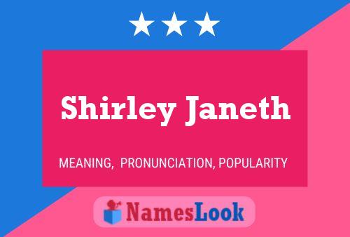 ملصق اسم Shirley Janeth