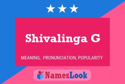 ملصق اسم Shivalinga G