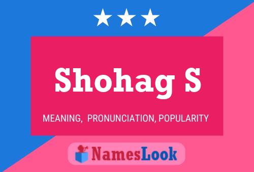 ملصق اسم Shohag S