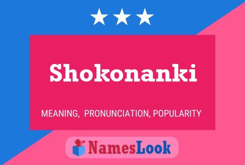 ملصق اسم Shokonanki