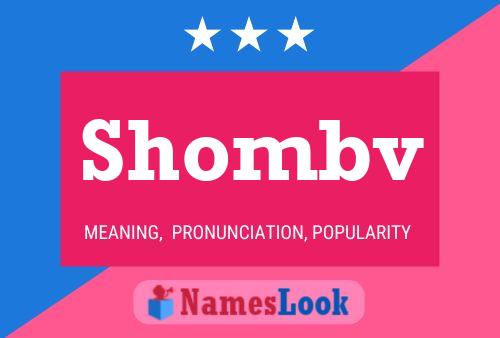 ملصق اسم Shombv