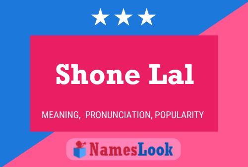 ملصق اسم Shone Lal