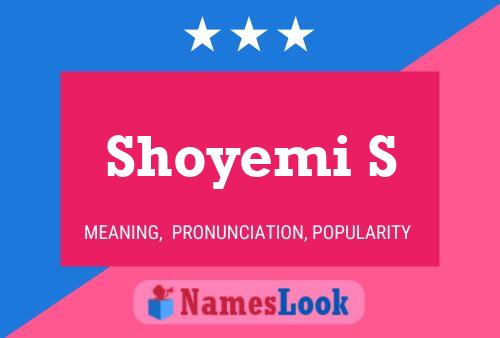 ملصق اسم Shoyemi S