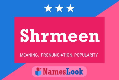 ملصق اسم Shrmeen