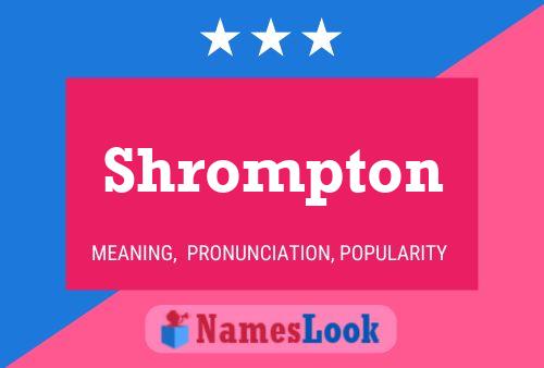 ملصق اسم Shrompton