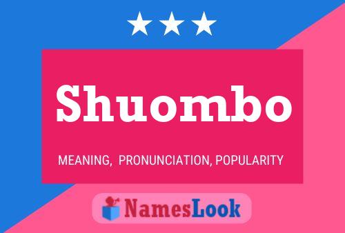 ملصق اسم Shuombo