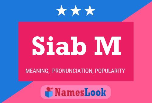 ملصق اسم Siab M