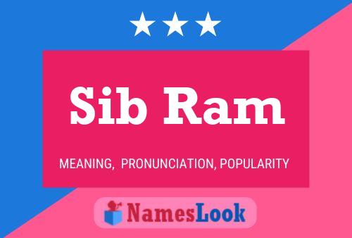 ملصق اسم Sib Ram