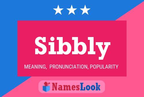 ملصق اسم Sibbly