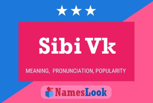 ملصق اسم Sibi Vk