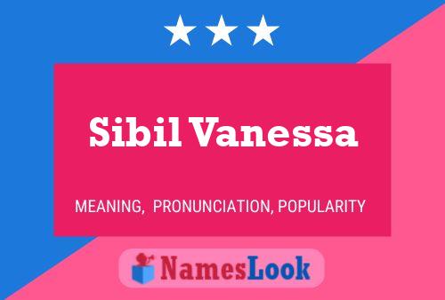 ملصق اسم Sibil Vanessa