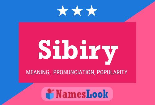 ملصق اسم Sibiry