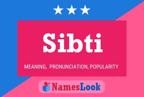 ملصق اسم Sibti