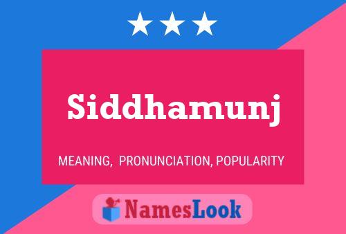 ملصق اسم Siddhamunj