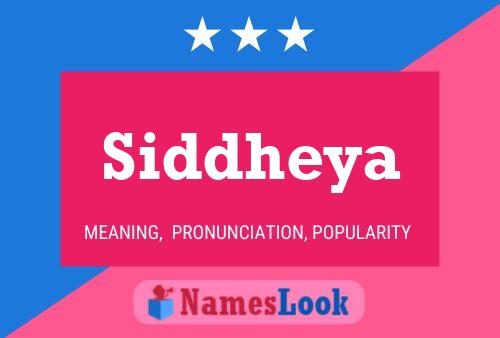 ملصق اسم Siddheya