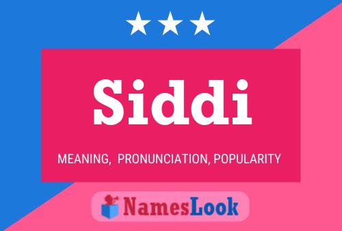 ملصق اسم Siddi