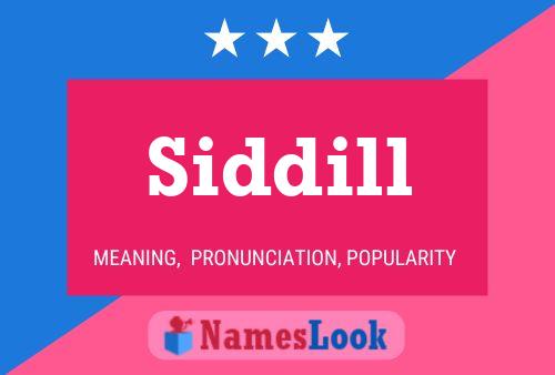 ملصق اسم Siddill