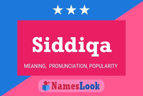 ملصق اسم Siddiqa