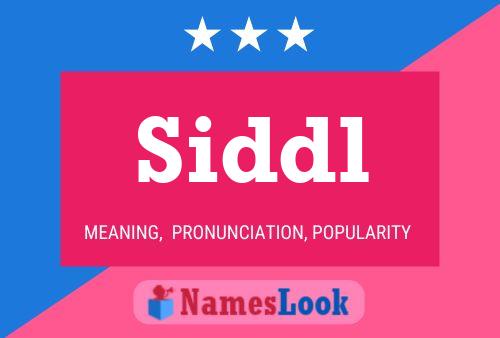 ملصق اسم Siddl