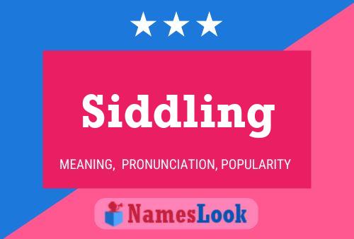 ملصق اسم Siddling