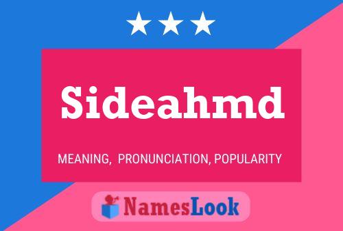 ملصق اسم Sideahmd