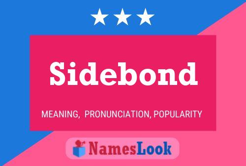 ملصق اسم Sidebond