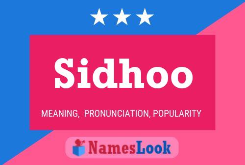 ملصق اسم Sidhoo