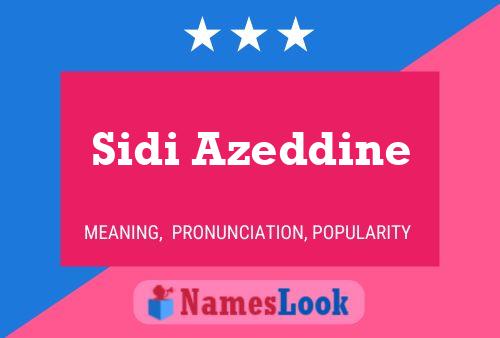 ملصق اسم Sidi Azeddine