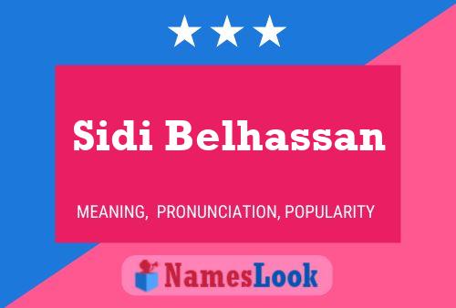 ملصق اسم Sidi Belhassan