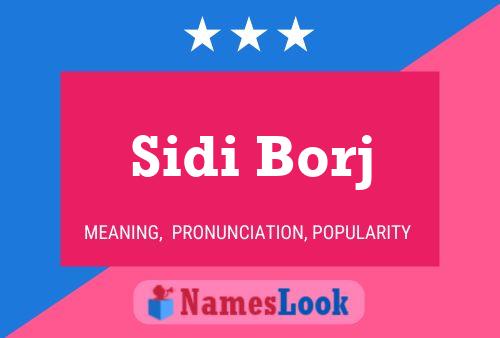 ملصق اسم Sidi Borj