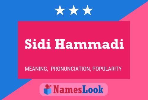 ملصق اسم Sidi Hammadi