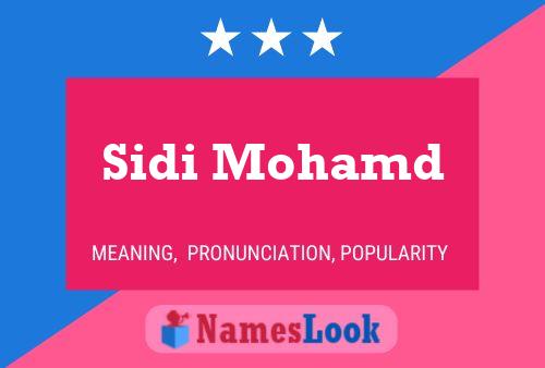 ملصق اسم Sidi Mohamd