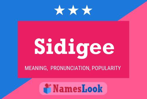 ملصق اسم Sidigee