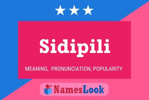 ملصق اسم Sidipili