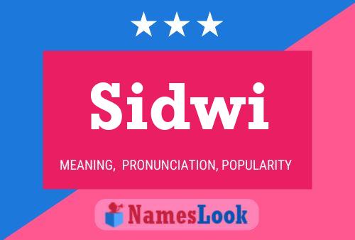 ملصق اسم Sidwi